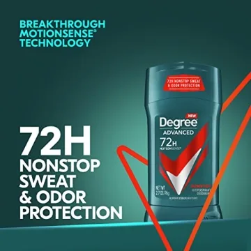 Degree Men Antiperspirant 72H Sweat Odor Protection