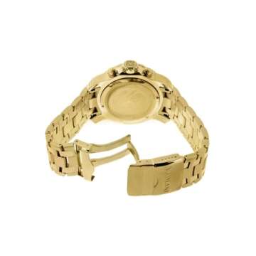 Invicta Men's Pro Diver Quartz Watch with Gold Tone Stainless Steel Band, Gold (Model: 0074)