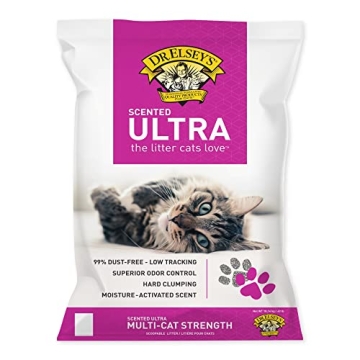 Dr. Elsey's Cat Litter - Moisture Activated Ultra Scented Cat Litter - Low Dust Superior Odor Contro...