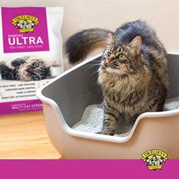 Dr. Elsey's Cat Litter - Moisture Activated Ultra Scented Cat Litter - Low Dust Superior Odor Control Cat Litter - Hard Clumping Clay Multi Cat Litter (For All Age Cats - 40lb/18.14 Kg)