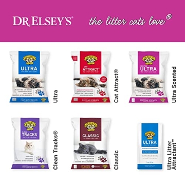 Dr. Elsey's Cat Litter - Moisture Activated Ultra Scented Cat Litter - Low Dust Superior Odor Control Cat Litter - Hard Clumping Clay Multi Cat Litter (For All Age Cats - 40lb/18.14 Kg)