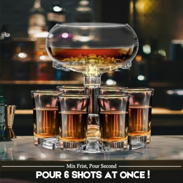 Adjustable Shot Glass Dispenser for Effortless Pouring