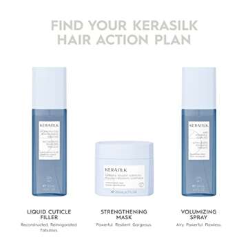 KERASILK Texturizing Finishing Spray | Flexible Hold | Creates Natural Texture, Volume & Body | Anti Humidity Effect | With Heat Protection | 200ml