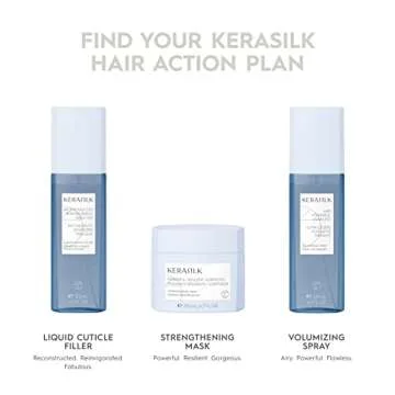 KERASILK Texturizing Finishing Spray | Flexible Hold | Creates Natural Texture, Volume & Body | Anti Humidity Effect | With Heat Protection | 200ml