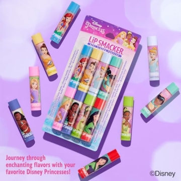 Disney Princess Lip Balm Party Pack 8 Flavors Kids