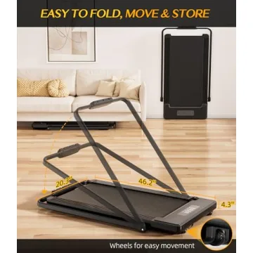 Bifanuo Folding Treadmill for Home and Office Fitness