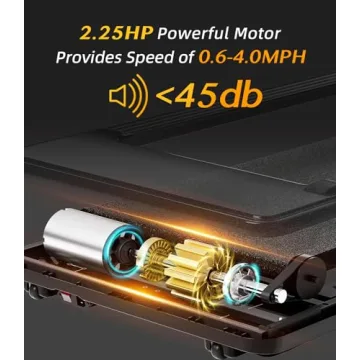 Bifanuo Folding Treadmill for Home and Office Fitness