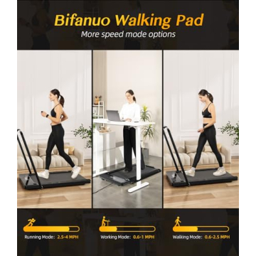 Bifanuo Folding Treadmill for Home and Office Fitness