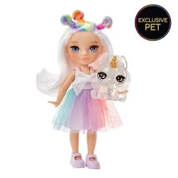 Rainbow High Littles Opal Raine 5.5" Posable Doll Gift