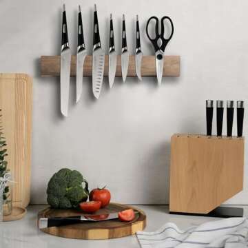 Powerful 16.5'' Magnetic Knife Holder, Perfect Gift!