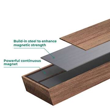 Powerful 16.5'' Magnetic Knife Holder, Perfect Gift!