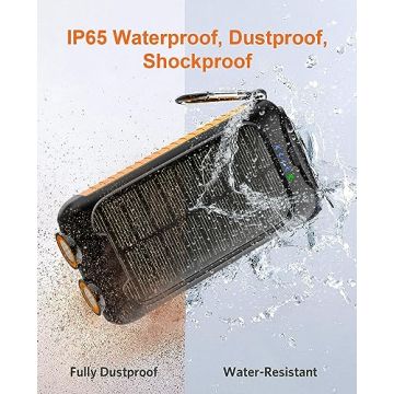 2024 Solar Power Bank for Outdoor Adventure, 38800mAh