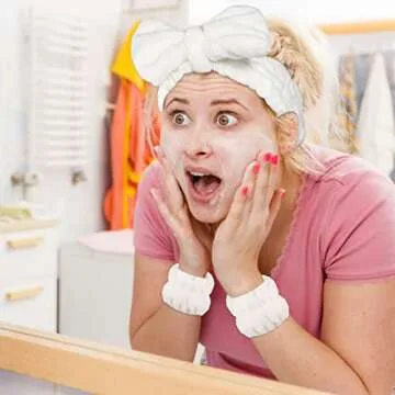 BESARME 3 Pieces Soft Headband Set for Skincare & Makeup