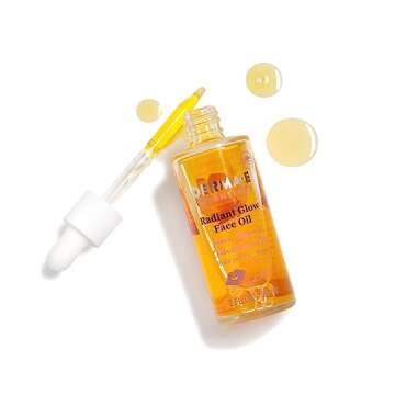 Derma E SunKissAlba Radiant Glow Signature Antioxidant Facial Oil with Jojoba, Argan, and Seabuckthorn Oils, Body & Hair, 2 Fl Oz
