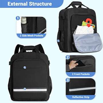 HODRANT Stroller Travel Bag for GB Pockit Strollers