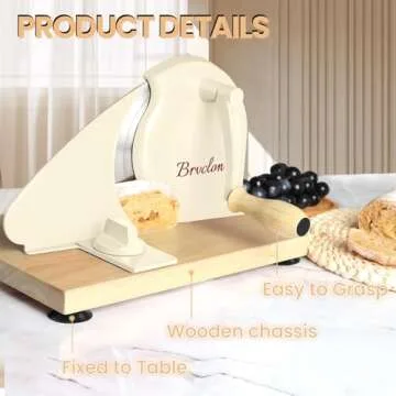Adjustable Manual Bread Slicer for Perfect Slices