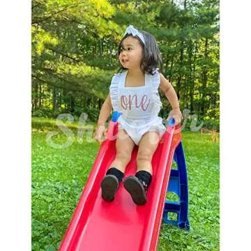 Cute Backless Ruffles Birthday Romper for Girls