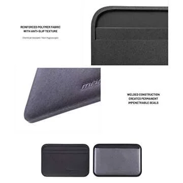 Magpul unisex-adult Polymer DAKA Everyday Tactical Slim Minimalist Credit Card Holder Travel Wallet EDC Gear, Black