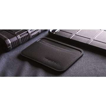 Magpul unisex-adult Polymer DAKA Everyday Tactical Slim Minimalist Credit Card Holder Travel Wallet EDC Gear, Black