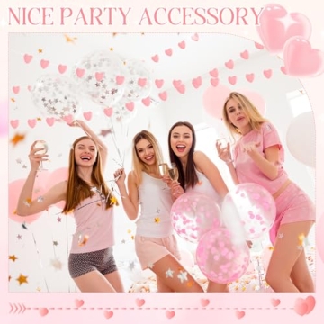 Breling Valentine's Felt Heart Garland for Romantic Decor