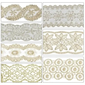 Gejoy 7-Piece Lace Headbands Women Girls Stylish Hair Accessories