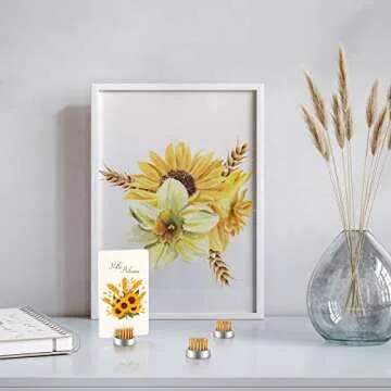 WUWEOT 12 Pack Flower Frog Holder, Kenzans Round Flower Arranger Mini Frog Floral Frog Pins, 0.9 Inch Flower Pin Holder Fixed Tools for Small Vase Ikebana Decoration Supplies