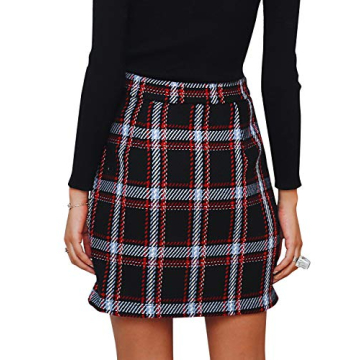 Elegant Plaid Tweed Skirt for Timeless Styles