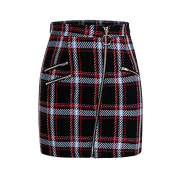Elegant Plaid Tweed Skirt for Timeless Styles
