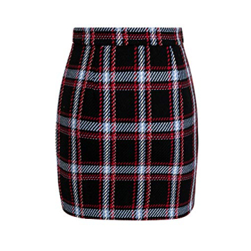 Elegant Plaid Tweed Skirt for Timeless Styles