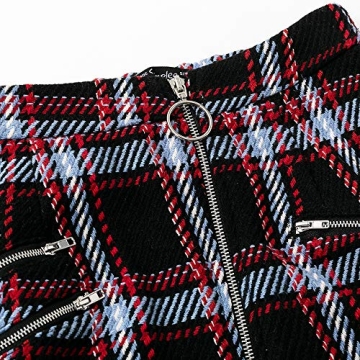 Elegant Plaid Tweed Skirt for Timeless Styles