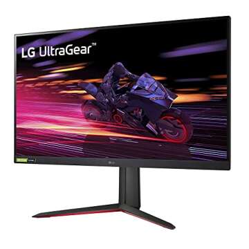 LG 32GP750-B 32 Inch QHD (2560 x 1440) IPS UltraGear Gaming Monitor with 1ms (GtG) and 165Hz Refresh...