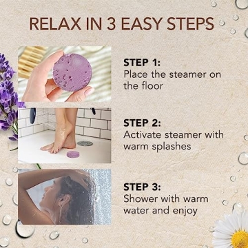 Eucalyptus Shower Steamers - 8 Pcs Aromatherapy Set