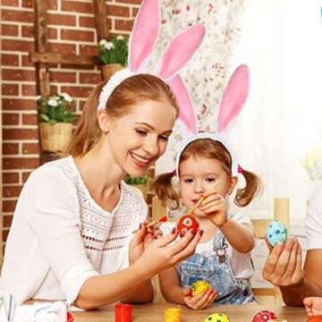 LovesTown Bunny Ears Headbands - 4 PCS for Parties