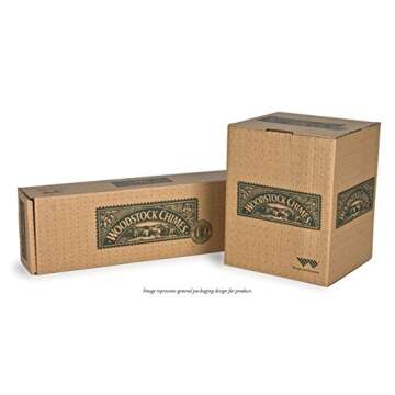 Woodstock Chimes Signature Collection, Woodstock Tranquility Table Chime, 8.75'' White Decor Designs Wind Chimes for Outdoor, Patio, Home or Garden Décor (TTCLW)