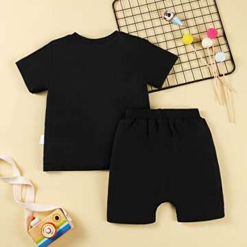 Stylish SYNPOS Baby Boy Outfit for Summer Fun