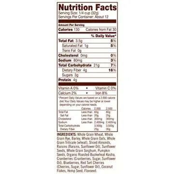 Bob's Red Mill Fruit & Seed Muesli - Kosher, Non-GMO, Whole Grain