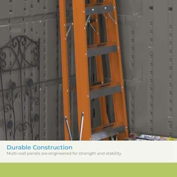 Durable Suncast 54 Cubic Ft. Vertical Outdoor Storage Shed