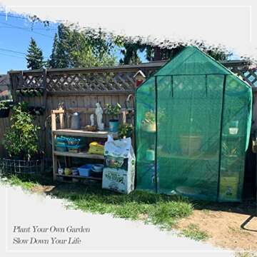 KOKSRY Mini Greenhouse,Greenhouses for Outdoors,Portable Walk in Green House for Garden Plants That ...