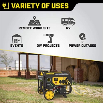 Champion 4750-Watt Dual Fuel Portable Generator