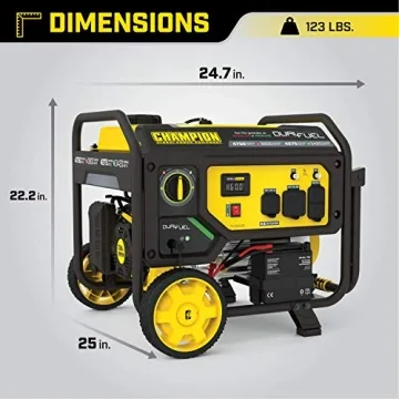 Champion 4750-Watt Dual Fuel Portable Generator