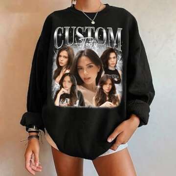 NAZENTI Custom Your Own Bootleg Tee, Retro Custom Bootleg Rap Tee, Custom Bootleg, Custom Your Photo, Insert Your Design, Vintage Graphic 90s Tshirt, Couple Shirt, Boyfriend Gifts, Girlfriend Shirt