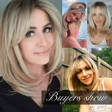 Alanhair Ombre Blonde Wigs - Stylish Hair for Every Occasion