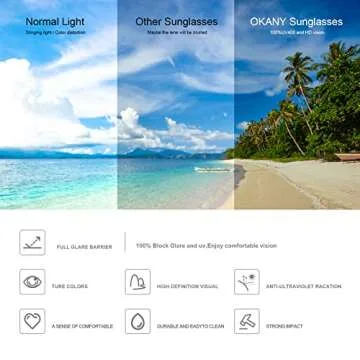 Okany Aviator Sunglasses Non-Polarized Womens Mens Trendy Retro Vintage 70s Sunglasses for Women Men Classic Pilot Sun Glasses 3 Pack