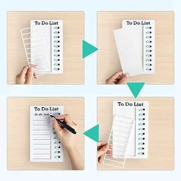 PIQOLA Chore Chart for Kids Multiple Kids ADHD Tools Checklist Board Routine Schedule (To Do List)