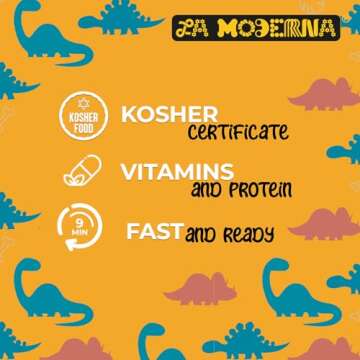 LA MODERNA Kids Dinosaur Pasta - Nutritious & Fun Meals