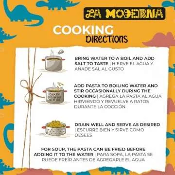 LA MODERNA Kids Dinosaur Pasta - Nutritious & Fun Meals