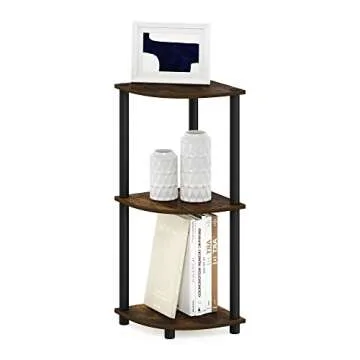 Furinno Turn-N-Tube 3-Tier Corner Display Rack - Stylish Shelving Unit