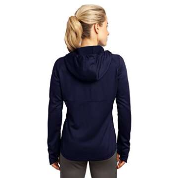 SPORT-TEK Ladies Tech Fleece Full-Zip Hooded Jacket M True Navy