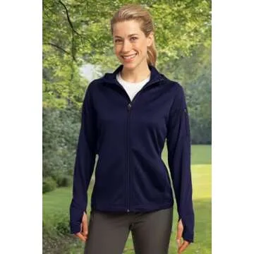 SPORT-TEK Ladies Tech Fleece Full-Zip Hooded Jacket M True Navy