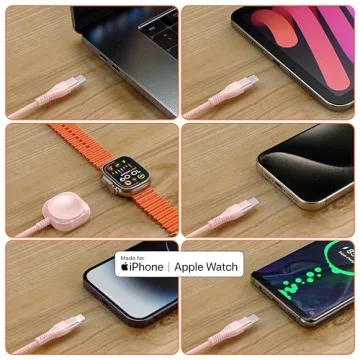 Apple Watch Charger Magnetic USB C to Lightning 2FT